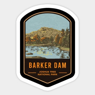 Barker Dam Joshua Tree National Park Sticker